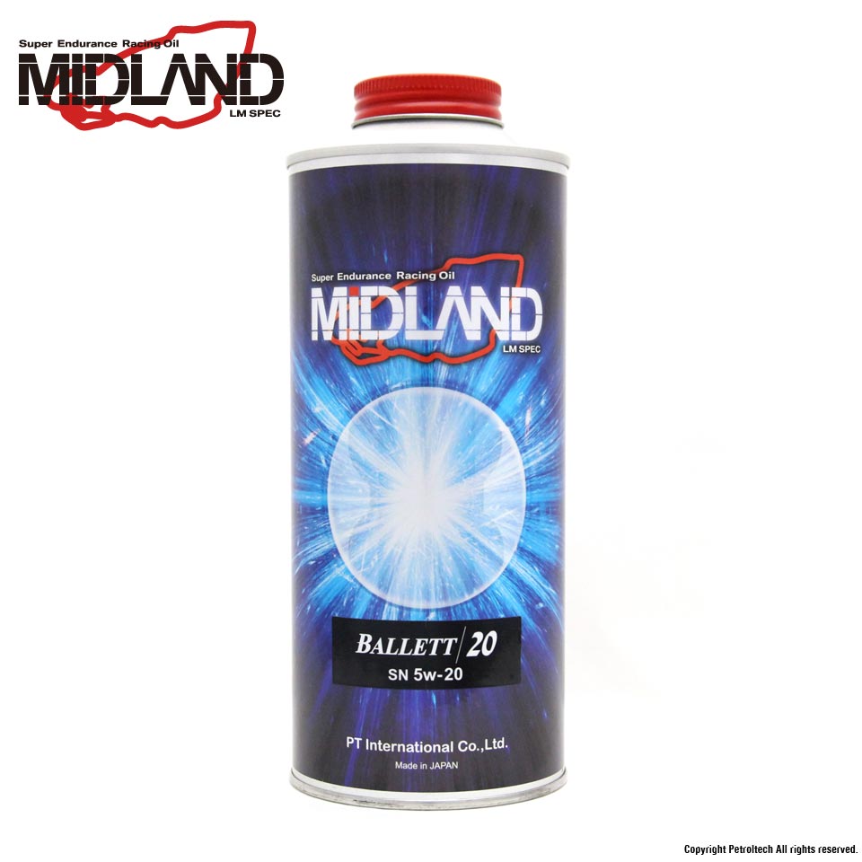 MIDLANDエンジンオイルBALLETT20 SN 5w-20【1L】