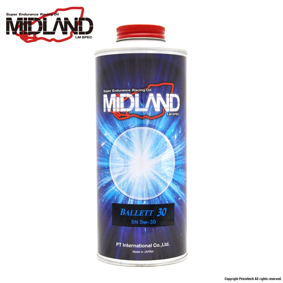 MIDLANDエンジンオイルBALLETT30 SN 5w-30【1L】