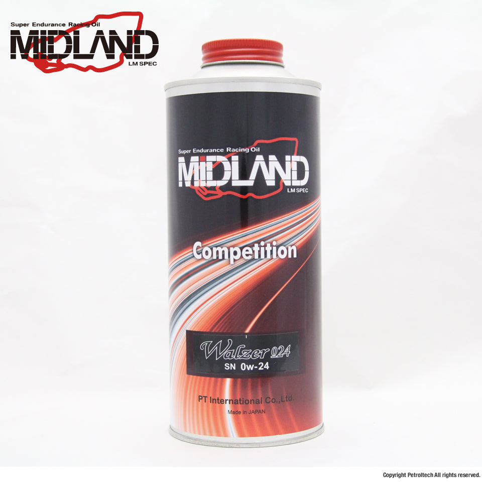 MIDLANDエンジンオイルCompetition Walzer 024 SAE 0w-24 (完全合成油 / SN-PLUS)【1L】