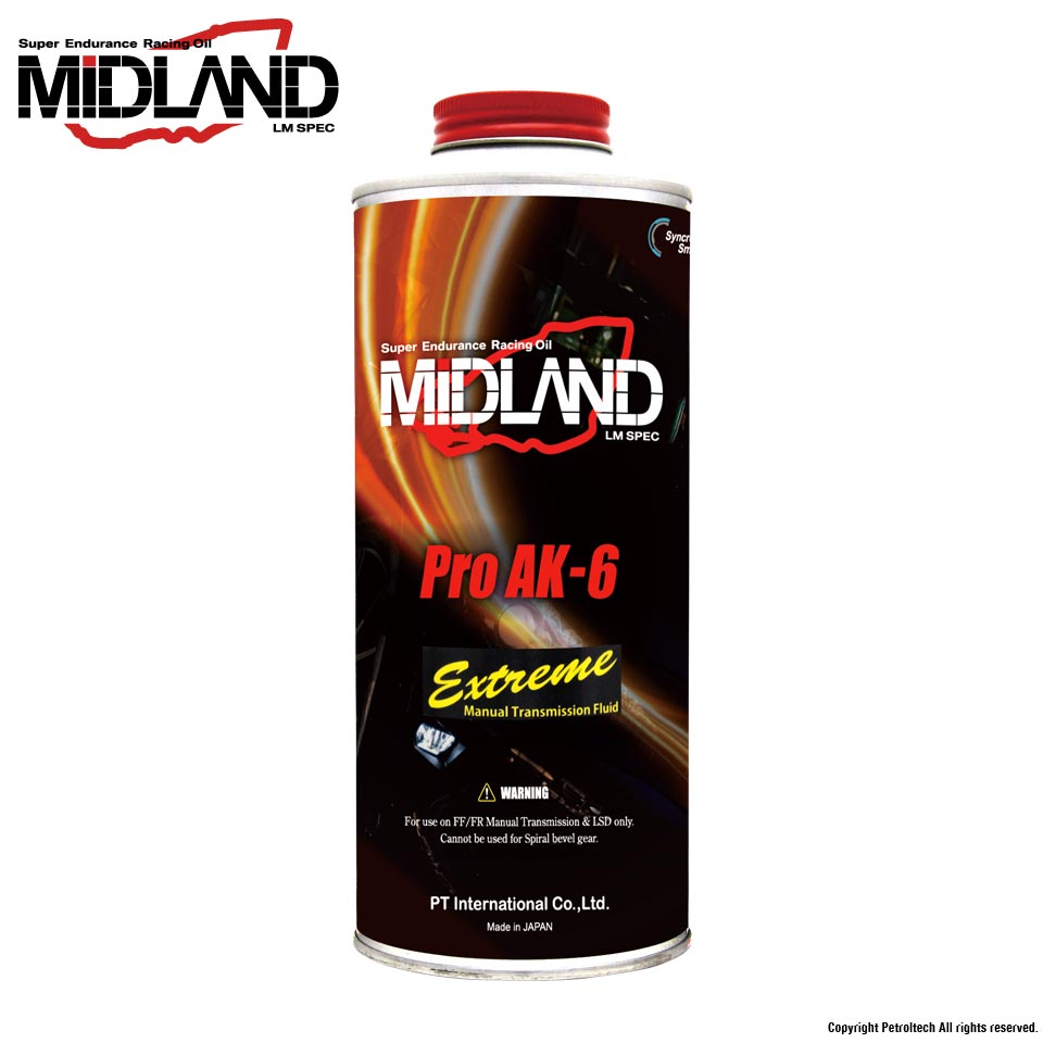 MIDLANDミッションオイルAK-6 Extreme Manual Transmission Fluid【1L】