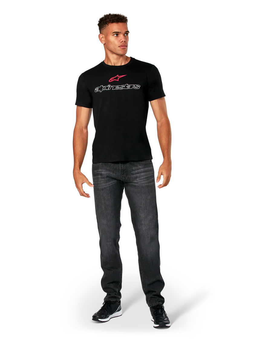 アルパインスターズ LINEAR TRACE CSF SS TEE