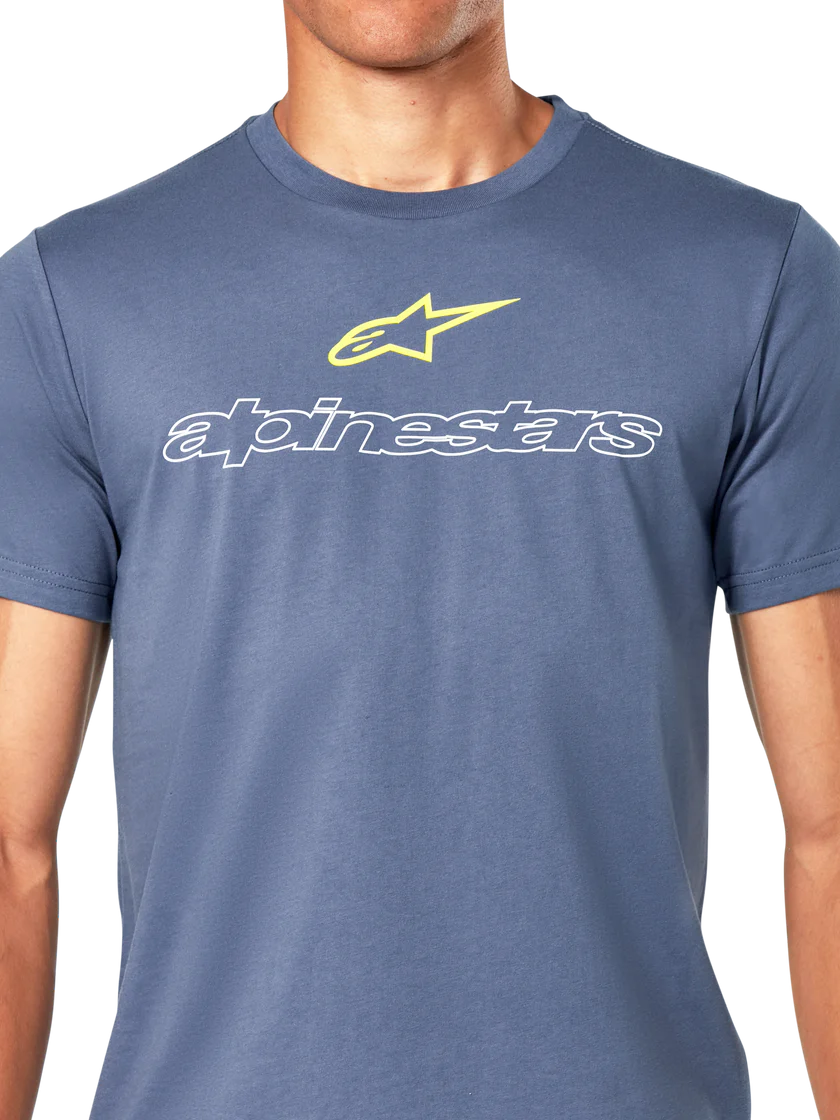 アルパインスターズ LINEAR TRACE CSF SS TEE