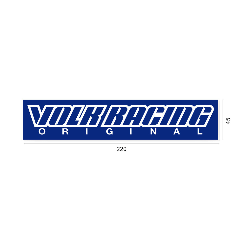 RAYS VOLK RACING LOGO BOX STICKER