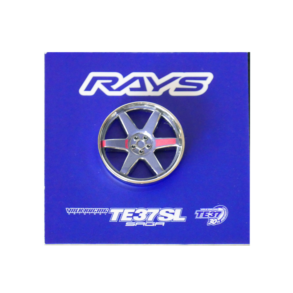RAYS TE37 30TH RAYS x LEEN CUSTOMSコラボ ピンバッジ