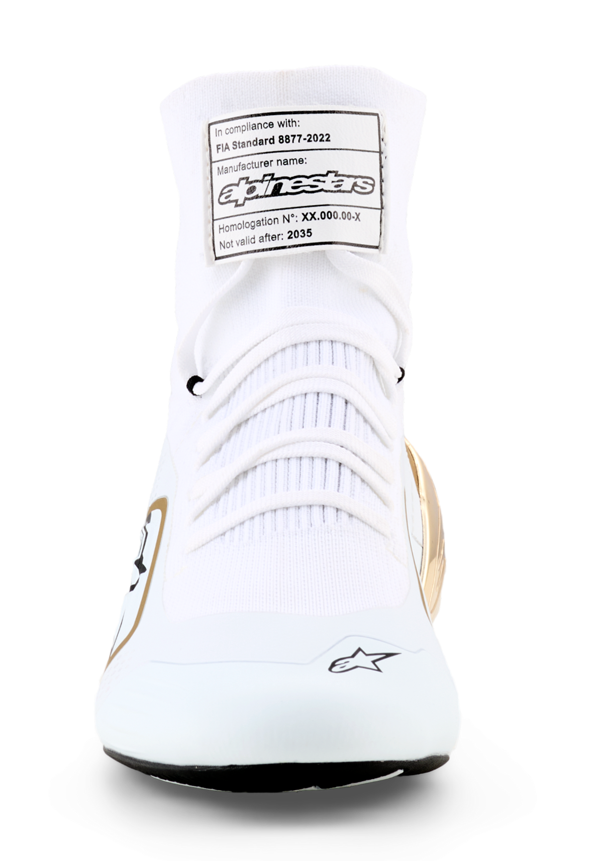 アルパインスターズ SUPERTECH K SHOES FIA|BLACK WHITE GOLD