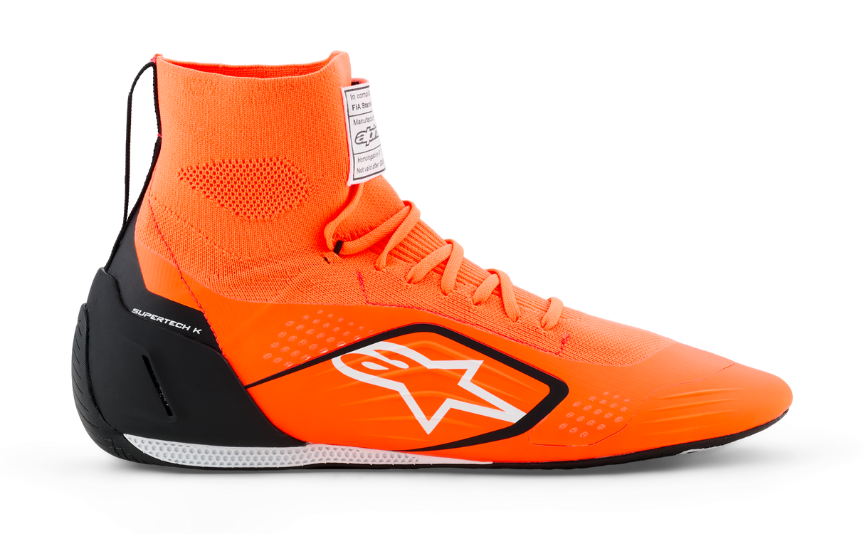 アルパインスターズ SUPERTECH K SHOES FIA|ORANGE FLUO BLACK WHITE