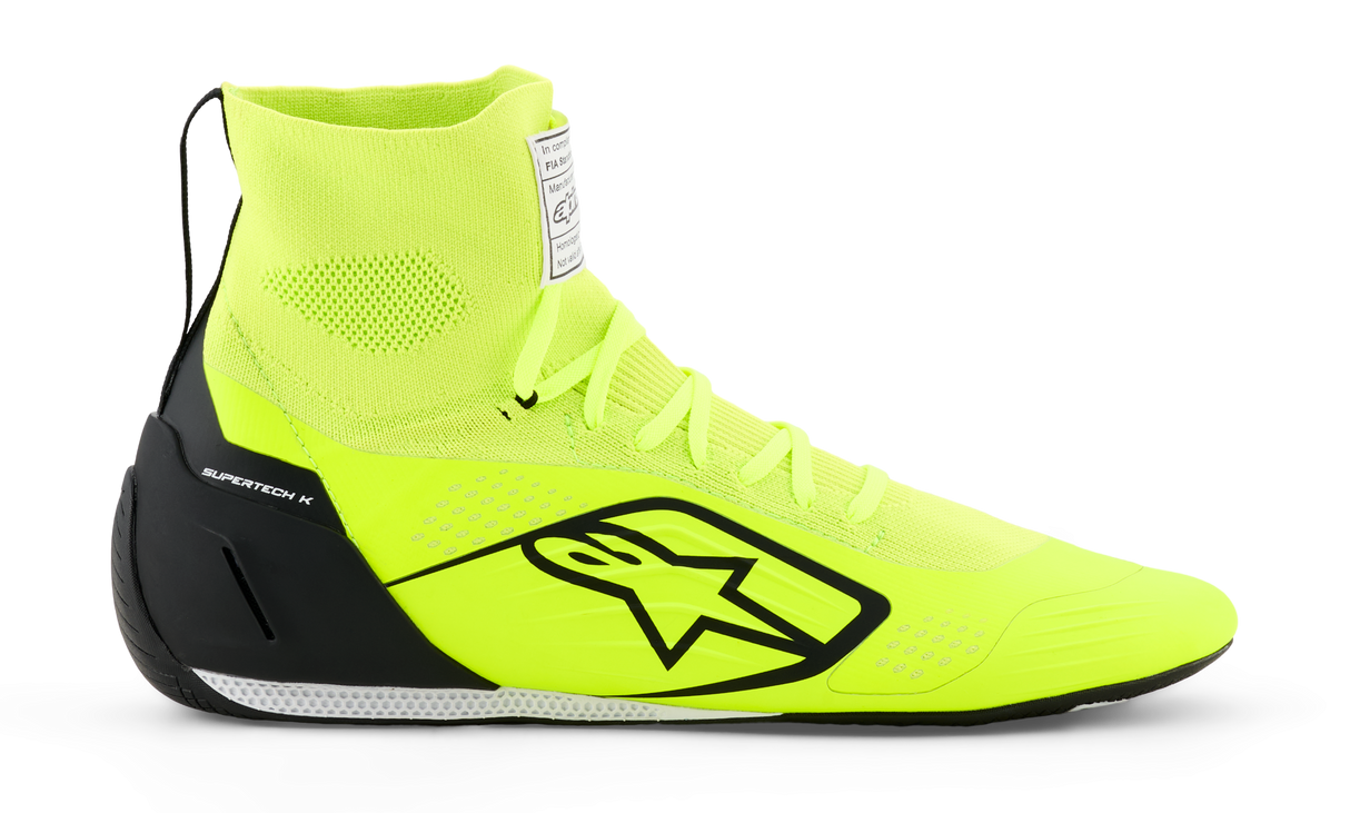 アルパインスターズ SUPERTECH K SHOES FIA|YELLOW FLUO BLACK WHITE