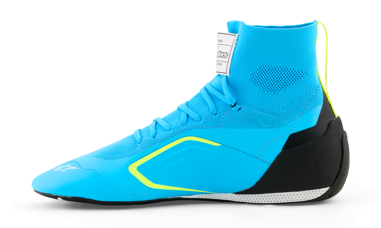 アルパインスターズ SUPERTECH K SHOES FIA|LIGHT BLUE BLACK WHITE YELLOW FLUO