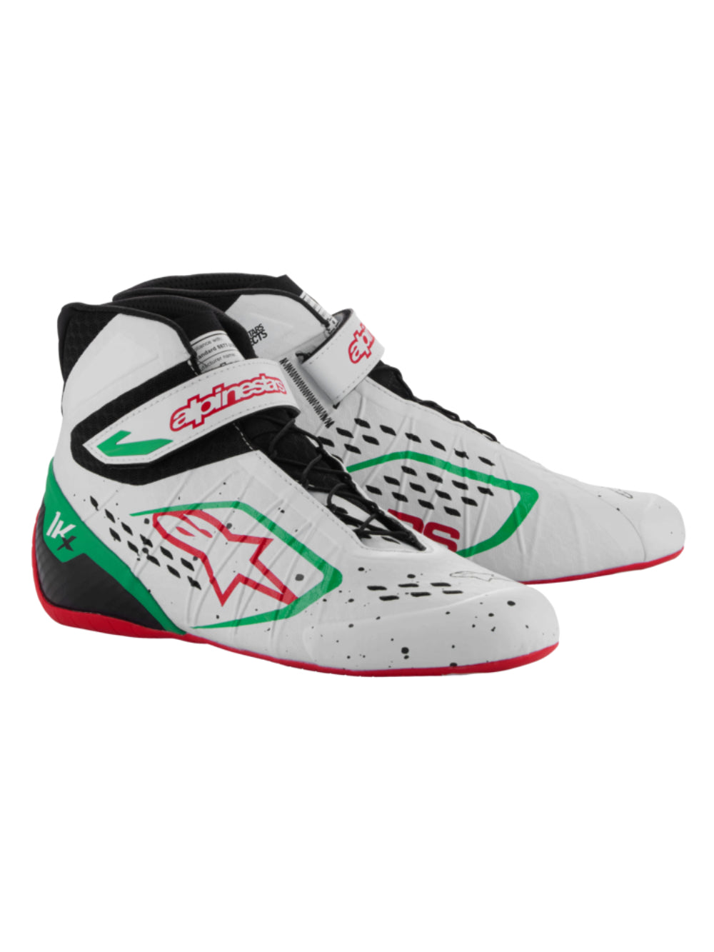 アルパインスターズ TECH-1 KX V3 SHOES|WHITE GREEN RED