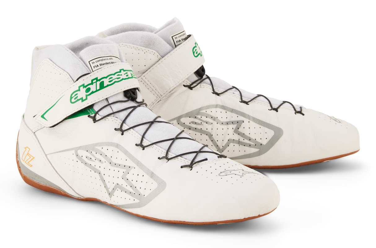 アルパインスターズ TECH-1 Z V3 SHOES FIA 限定カラー|WHITE GREEN GUM SILVER