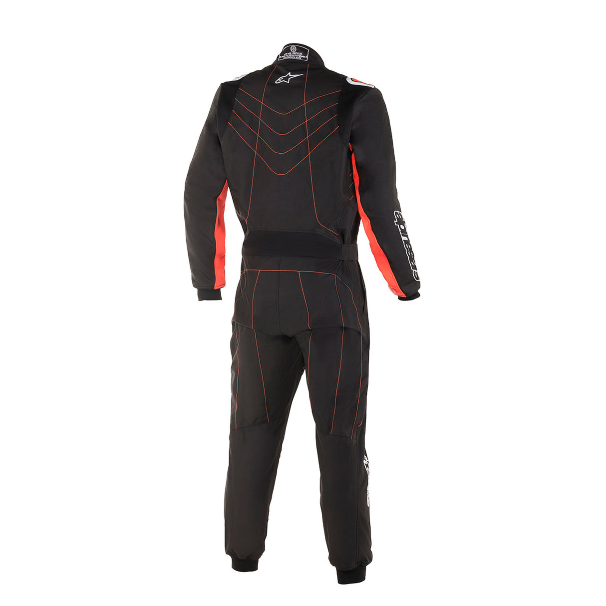 アルパインスターズ KMX-9 V3 S SUIT for KIDS・JUNIOR|BLACK RED FLUO