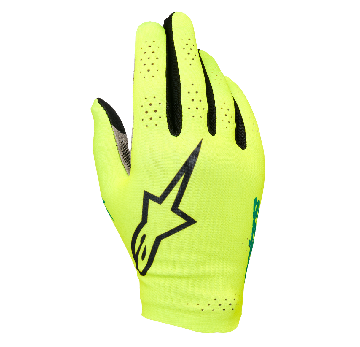 アルパインスターズ SIM GLOVES GRAPHIC 1|SAFETY YELLOW BLACK TURQUOISE