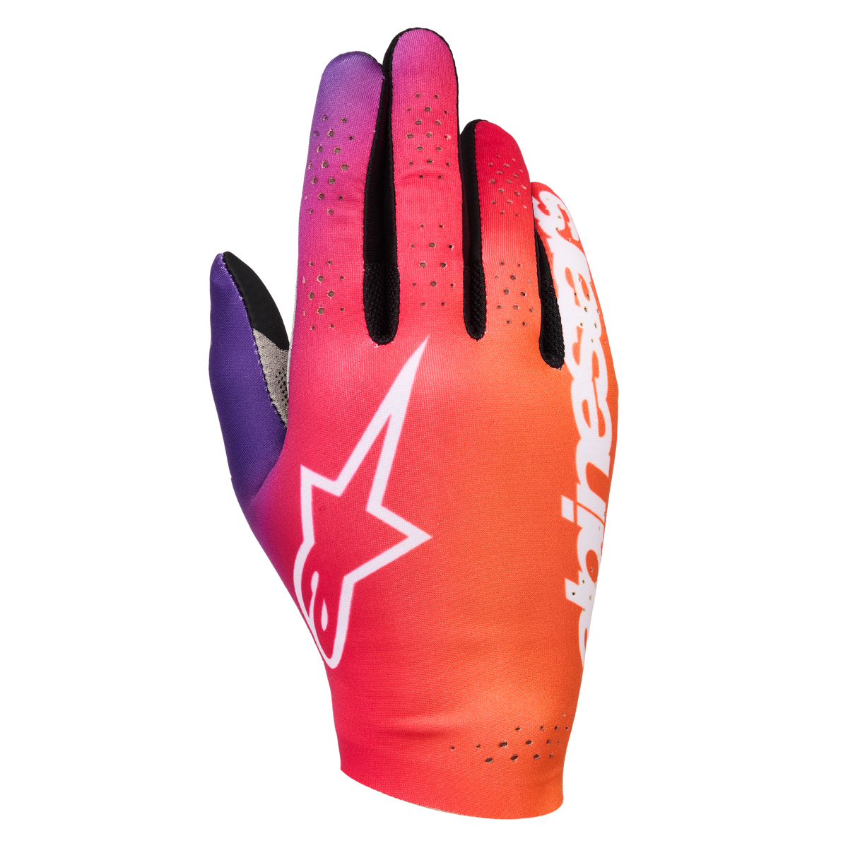 アルパインスターズ SIM GLOVES GRAPHIC 2｜ORANGE NEON PURPLE WHITE