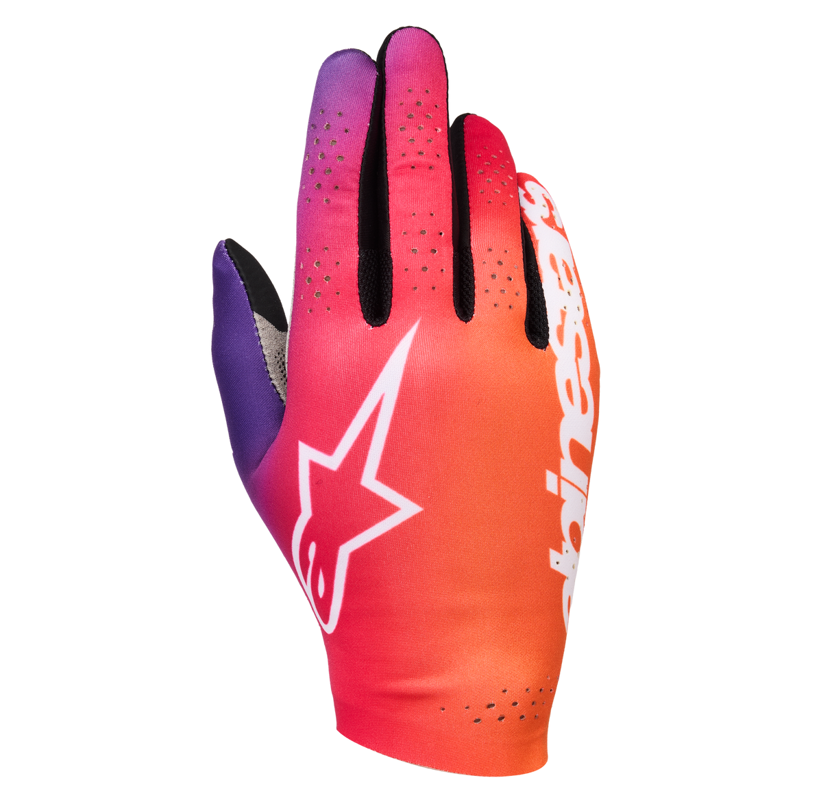 アルパインスターズ SIM GLOVES GRAPHIC 2|ORANGE NEON PURPLE WHITE