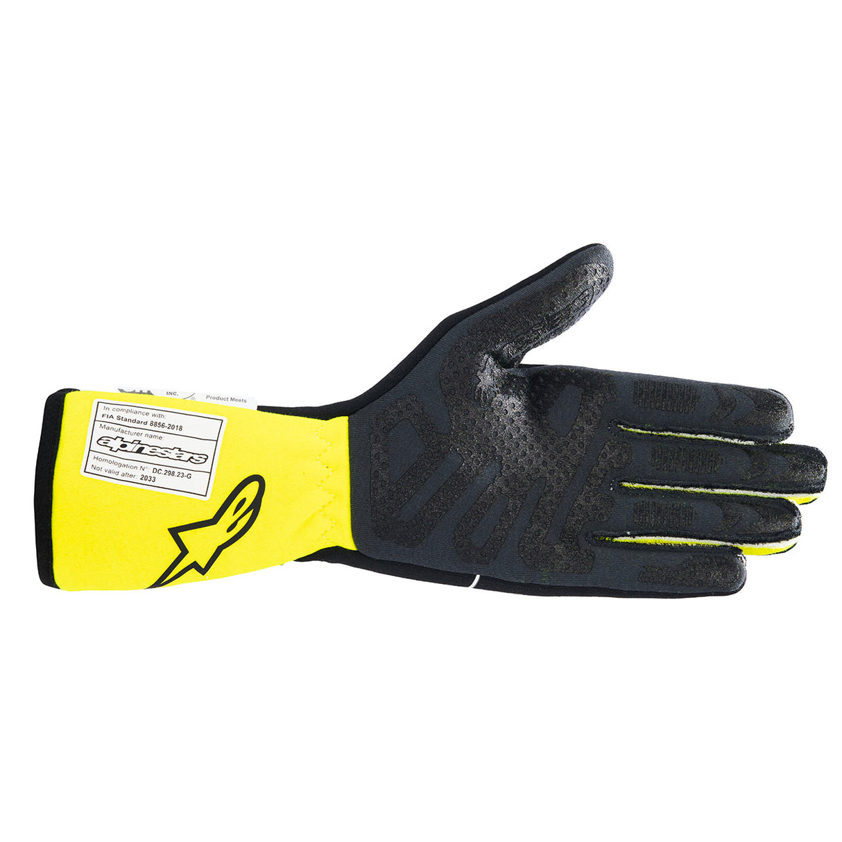 アルパインスターズ TECH-1 RACE V4 GLOVE|BLACK YELLOW FLUO