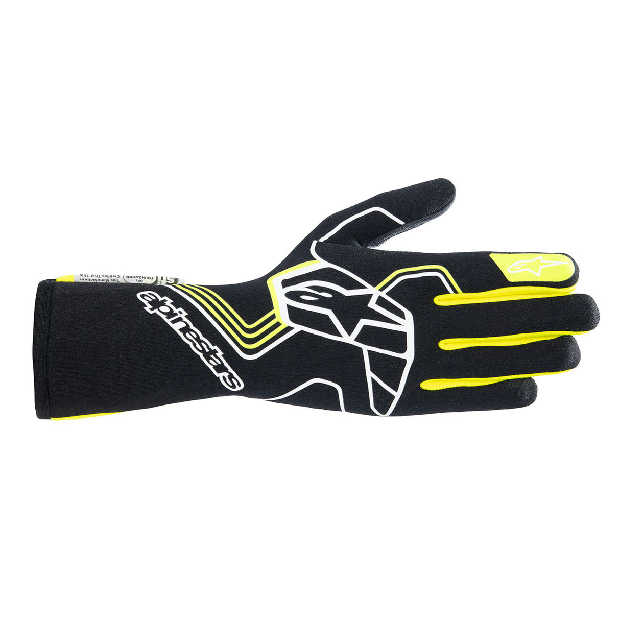 アルパインスターズ TECH-1 RACE V4 GLOVE|BLACK YELLOW FLUO