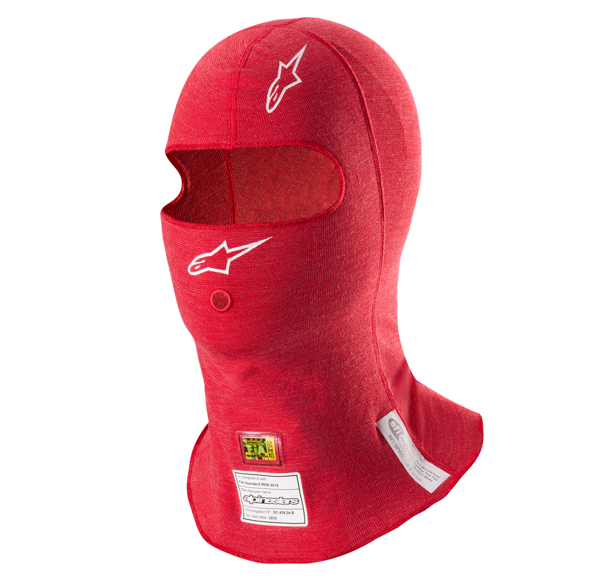 アルパインスターズ ZX EVO V3 BALACLAVA FIA SFI|RED