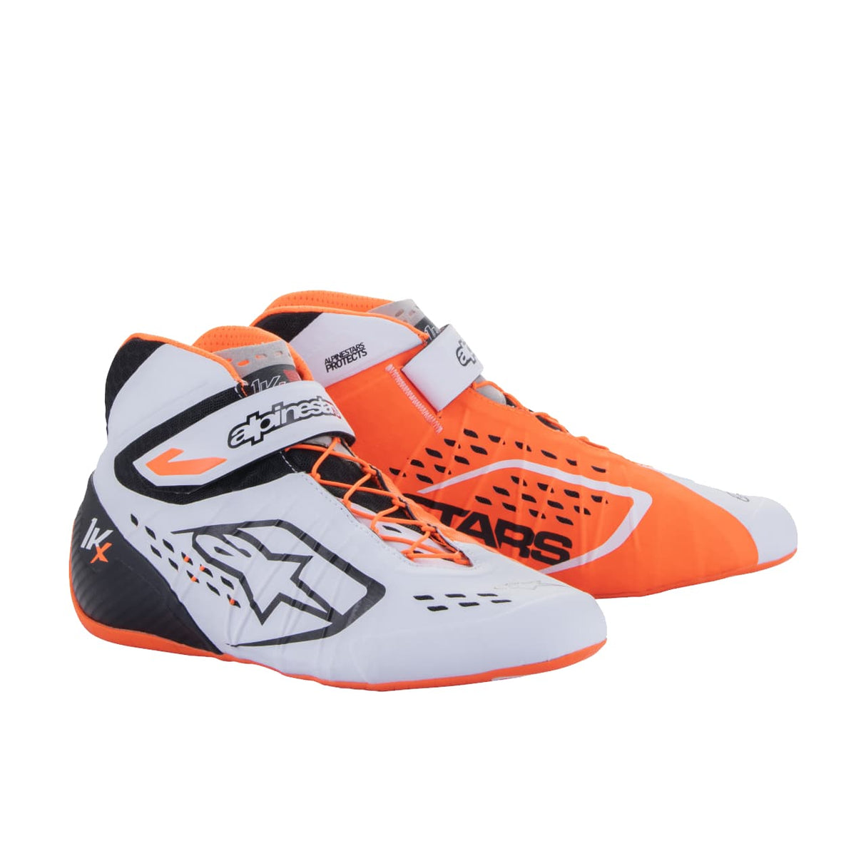 アルパインスターズ TECH-1 KX V2 SHOES|WHITE ORANGE FLUO BLACK