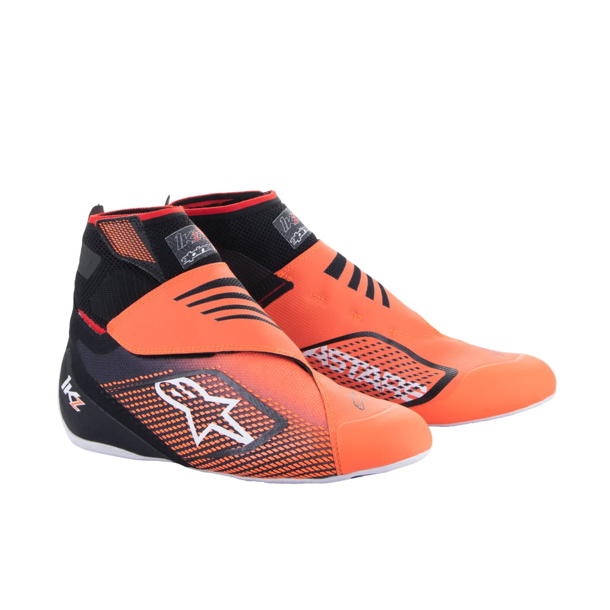 アルパインスターズ TECH-1 KZ V2 SHOES|BLACK ORANGE FLUO