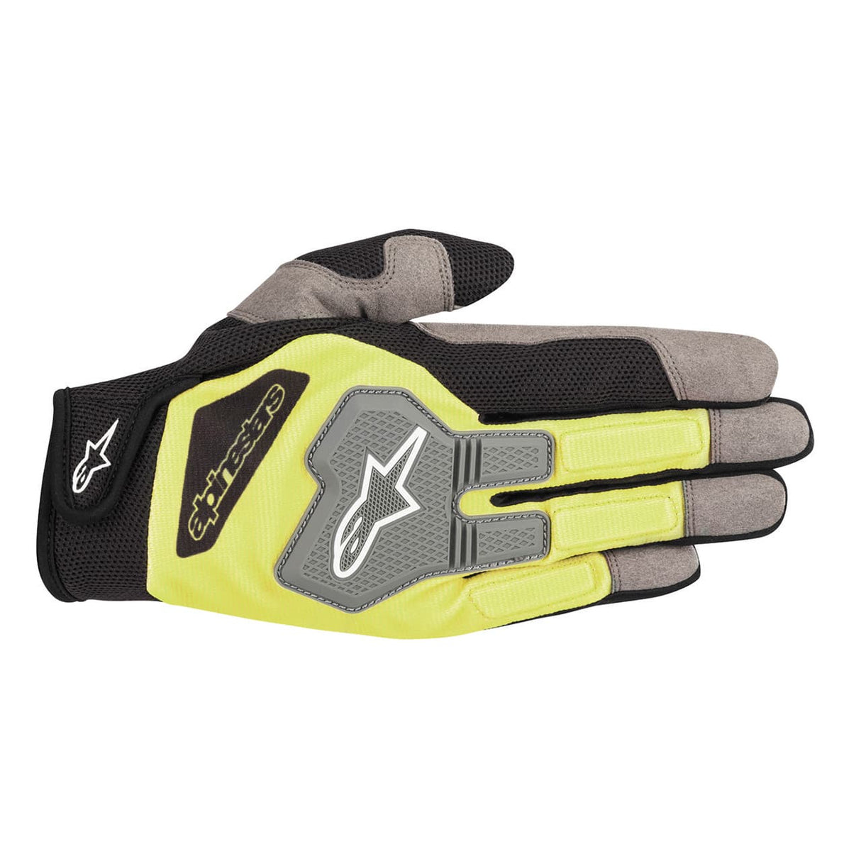 アルパインスターズ ENGINE GLOVES|BLACK YELLOW FLUO