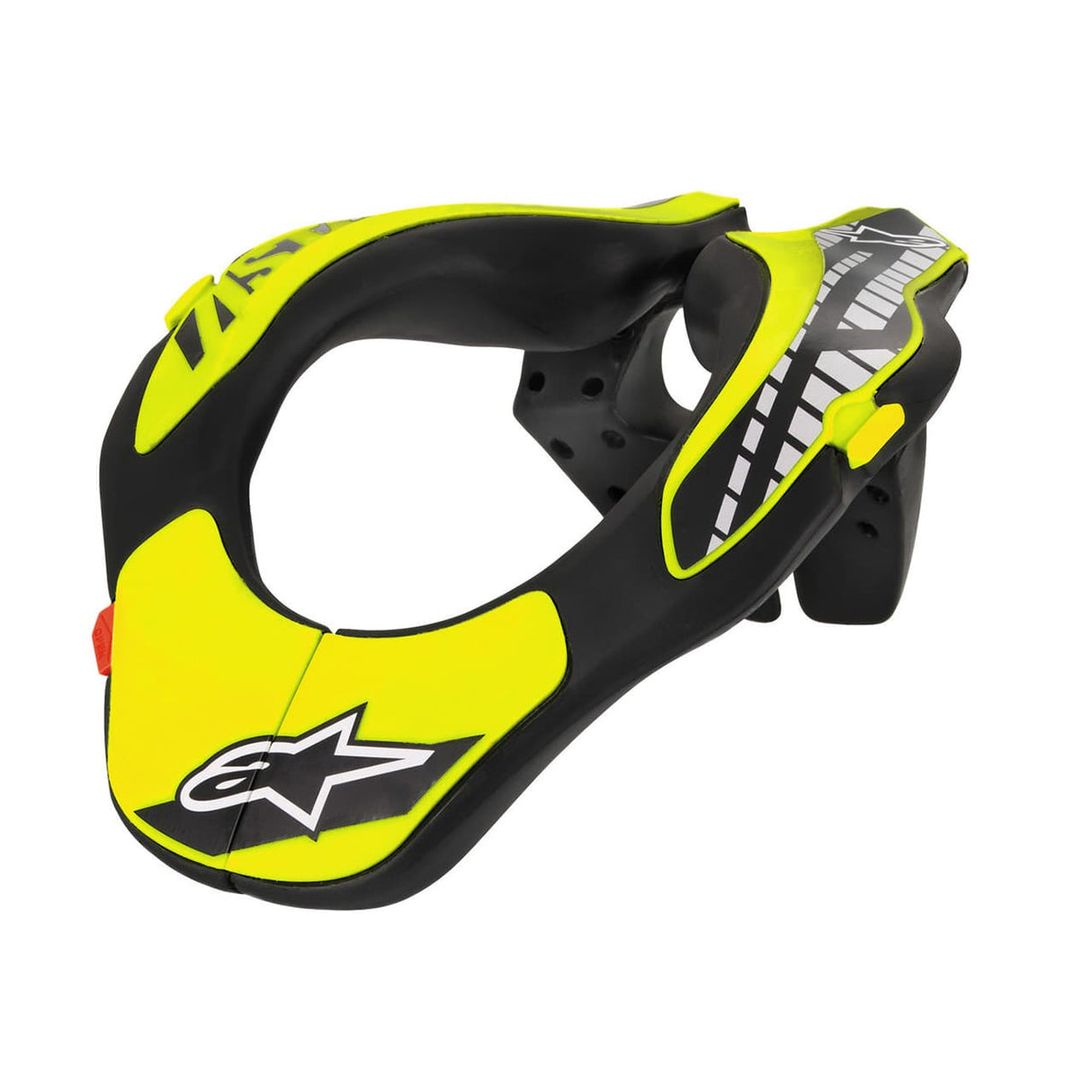 アルパインスターズ YOUTH NECK SUPPORT|BLACK YELLOW FLUO