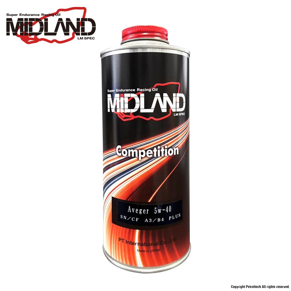 MIDLANDエンジンオイルCompetition Avenger 5w-40 SN/CF A3/B4 PLUS (完全合成油)【1L】