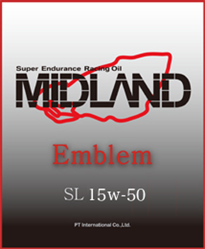 MIDLAND IngenieurMeisterSN 15W-50エンジンオイル MIDLANDエンジンオイルEmblem SN 15w-50【4L】 – レース用品・カー用品