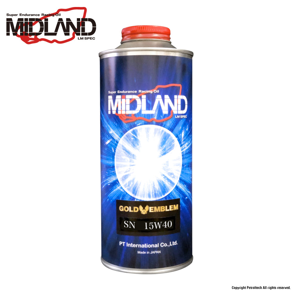 MIDLANDエンジンオイルGOLD EMBLEM50 SN 15w-50【1L】