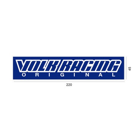RAYS VOLK RACING LOGO BOX STICKER