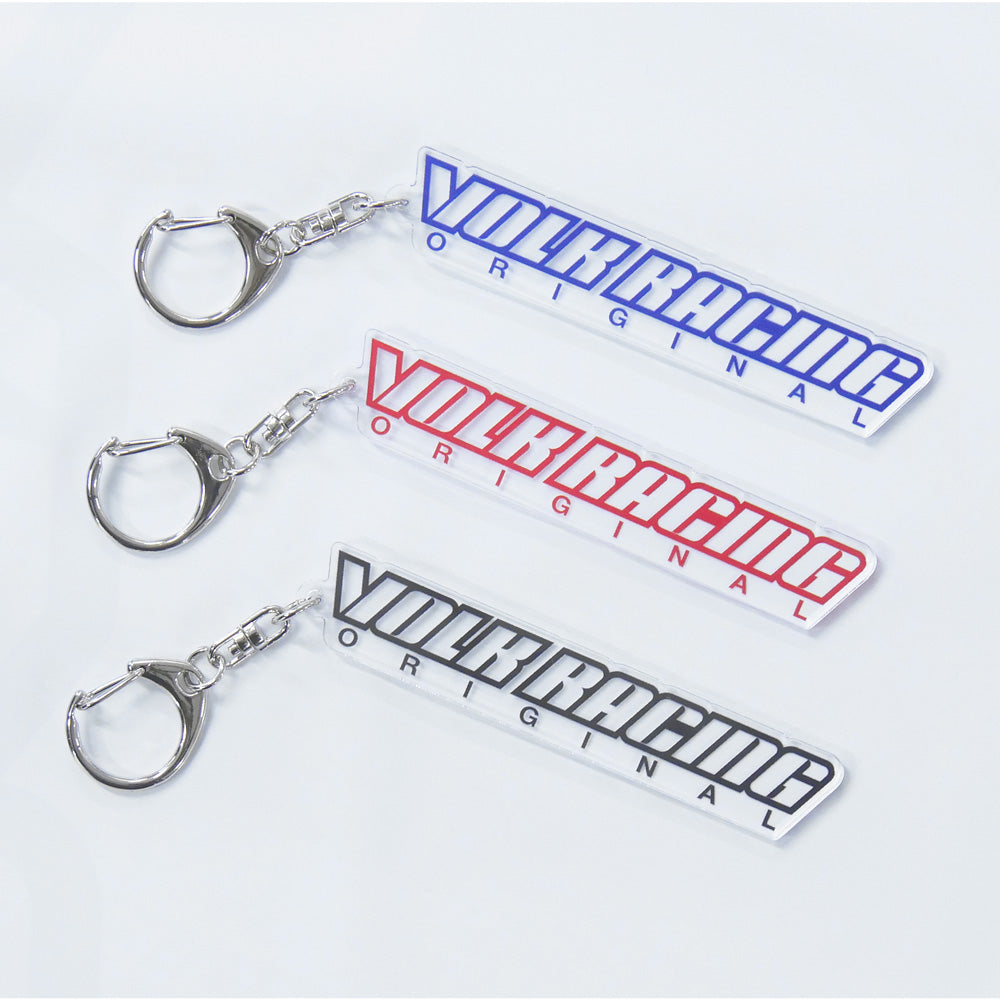 RAYS VOLK RACING LOGO ACRYLIC KEY CHAIN