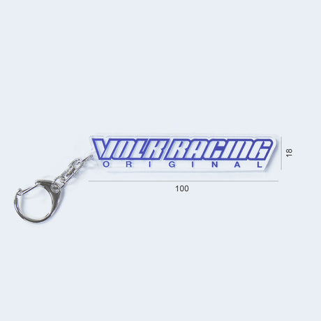 RAYS VOLK RACING LOGO ACRYLIC KEY CHAIN