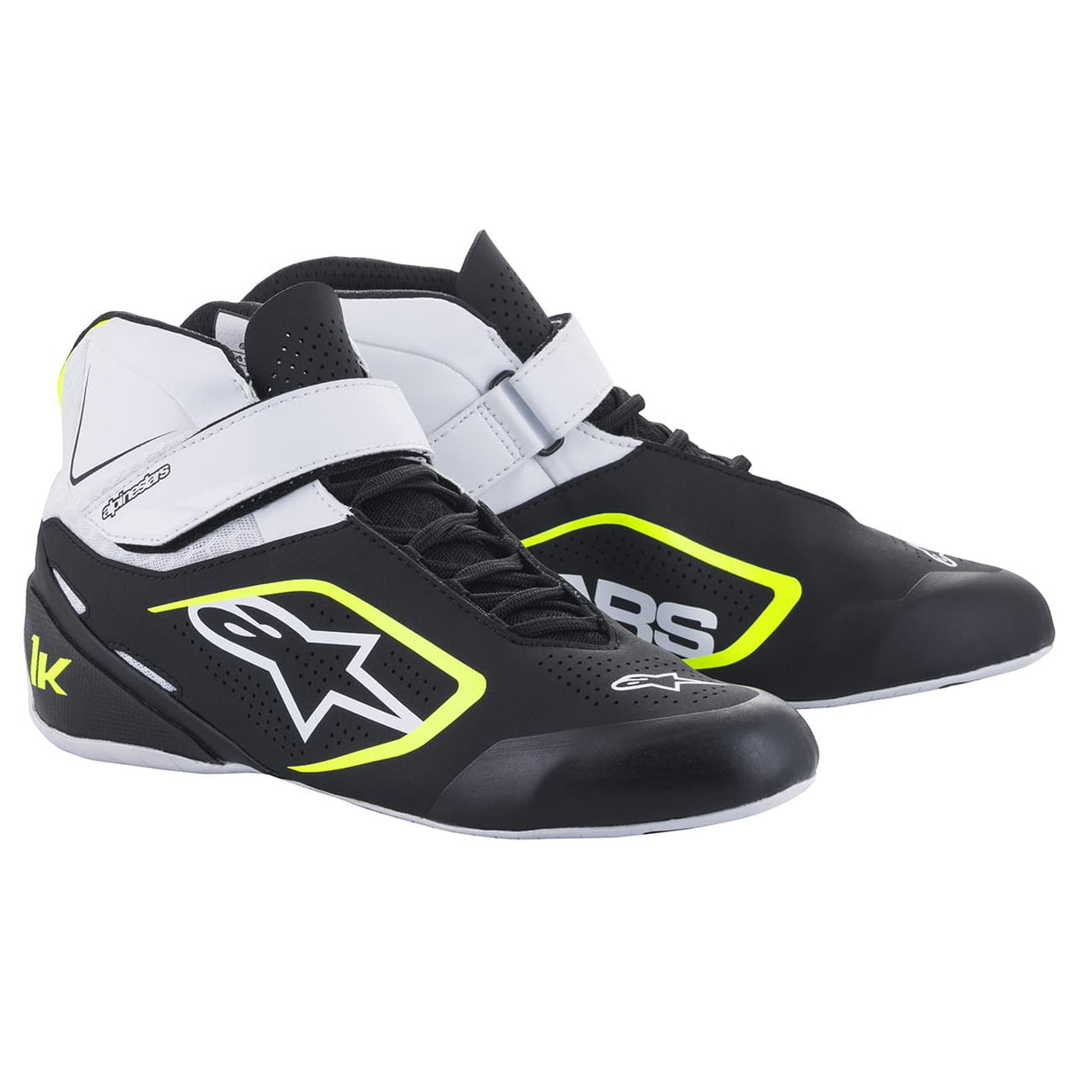 アルパインスターズ　TECH-1 K V2 SHOES｜BLACK WHITE YELLOW FLUO