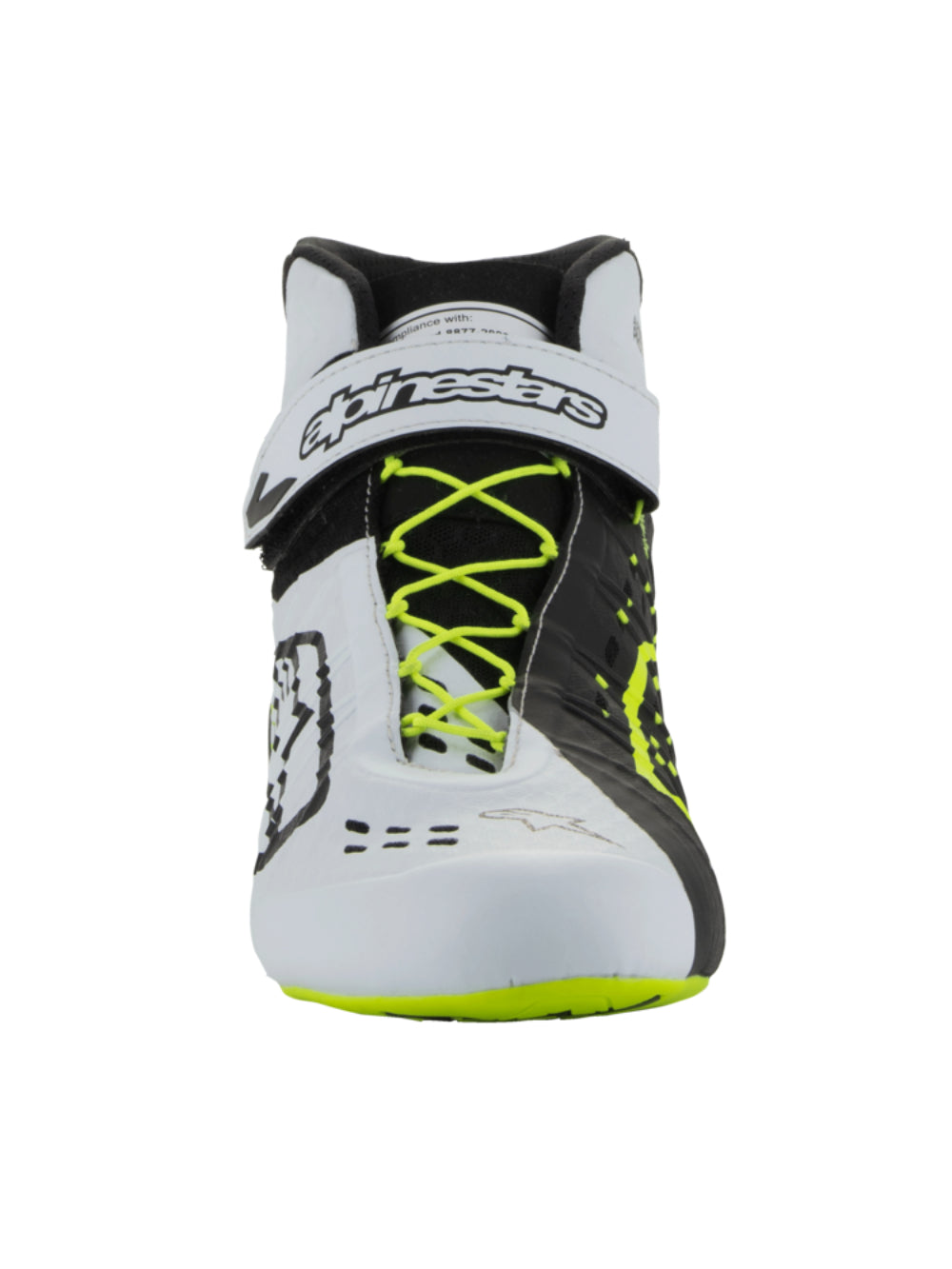 アルパインスターズ　TECH-1 KX V3 SHOES｜BLACK WHITE YELLOW FLUO
