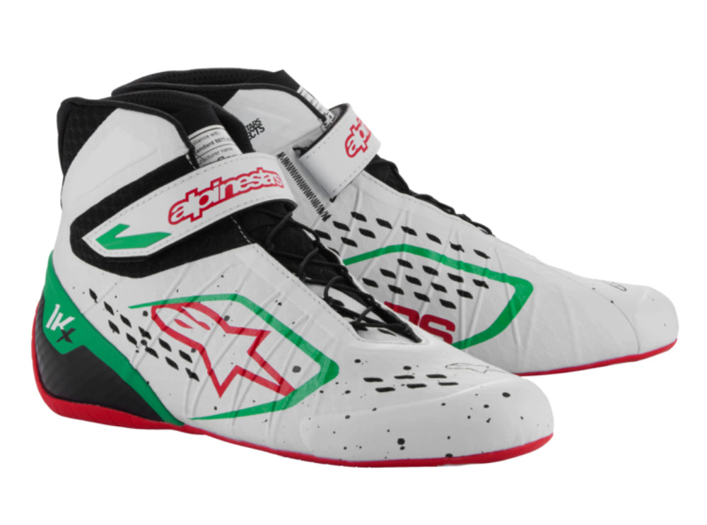 アルパインスターズ　TECH-1 KX V3 SHOES FIA 追加カラー｜WHITE GREEN RED
