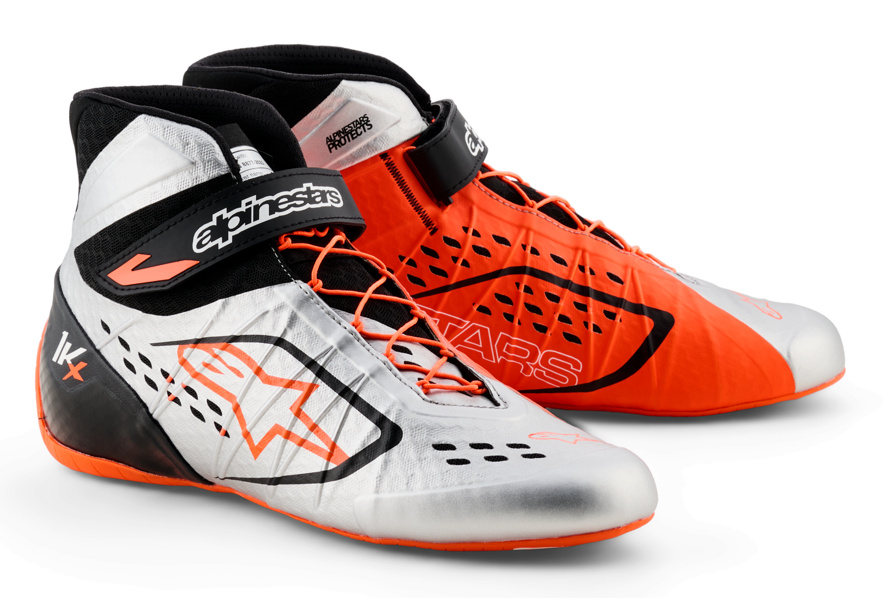 アルパインスターズ TECH-1 KX V3 SHOES FIA｜BLACK SILVER ORANGE