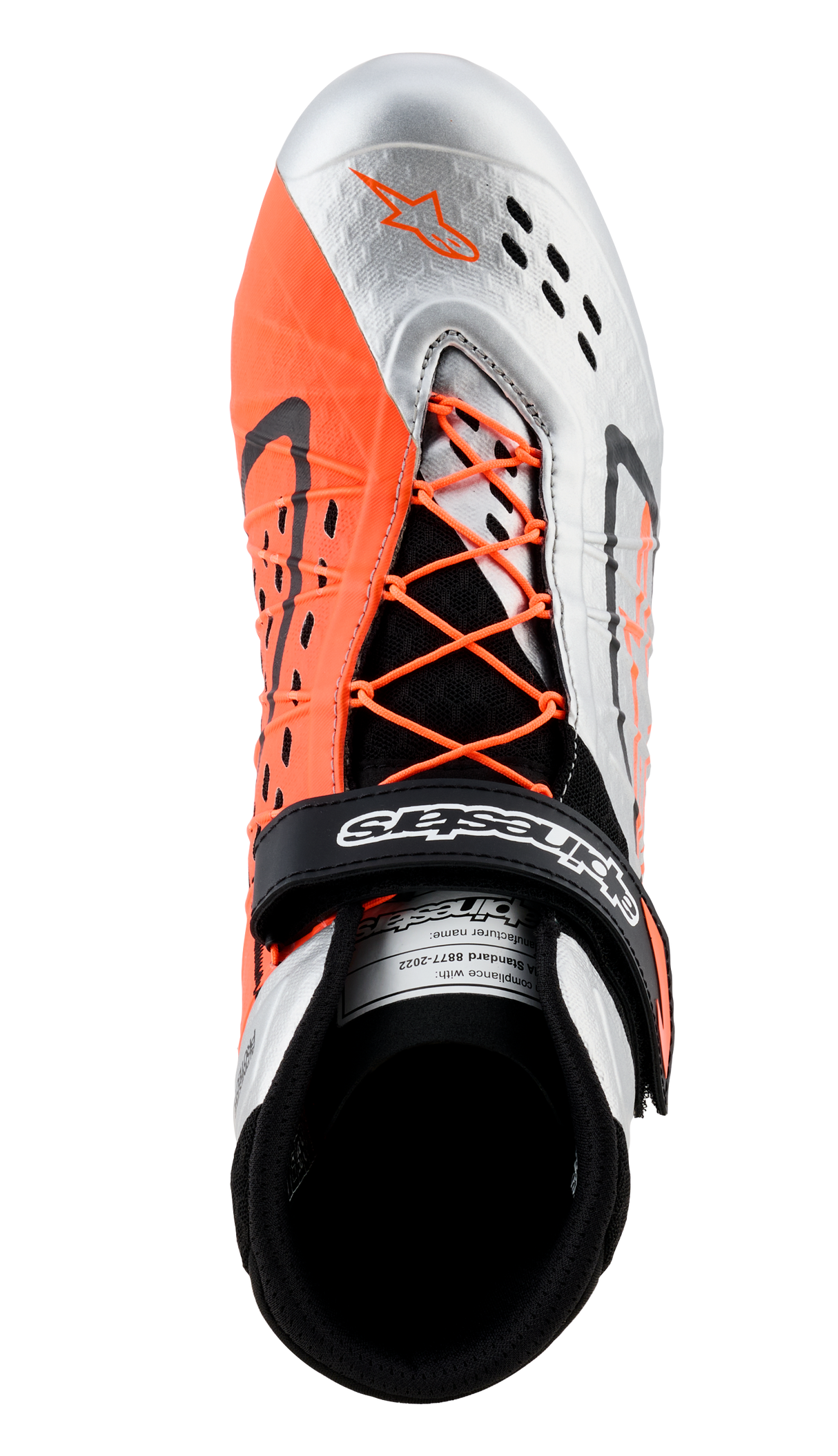 アルパインスターズ　TECH-1 KX V3 SHOES FIA｜BLACK SILVER ORANGE FLUO