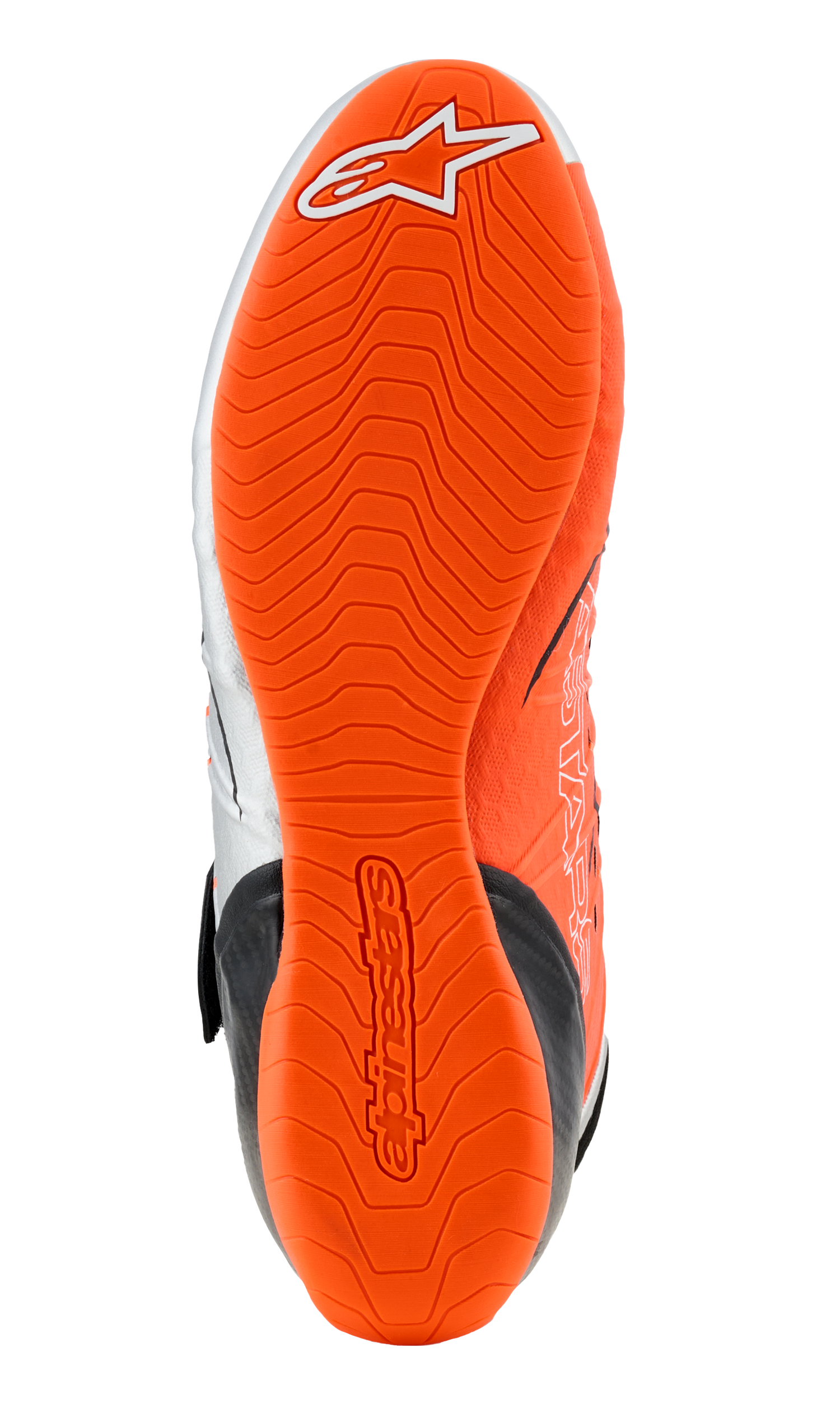 アルパインスターズ　TECH-1 KX V3 SHOES FIA｜BLACK SILVER ORANGE FLUO