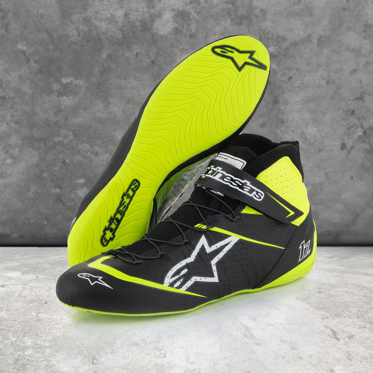 アルパインスターズ　TECH-1 Z V3 SHOES｜BLACK YELLOW FLUO