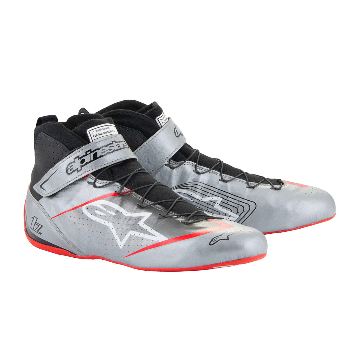 アルパインスターズ　TECH-1 Z V3 SHOES｜DARK SILVER BLACK RED