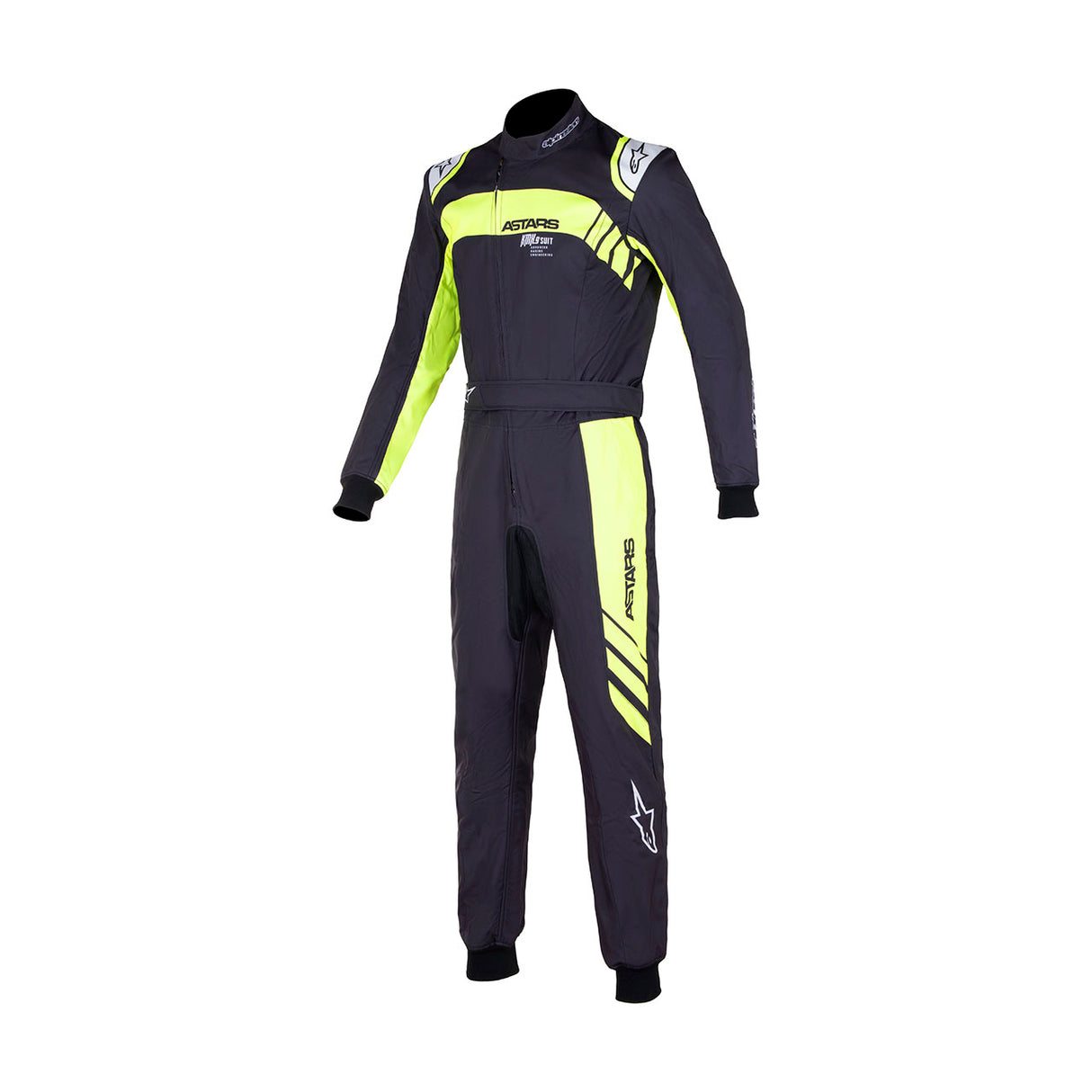アルパインスターズ　KMX-9 V3 S GRAPHIC 3 SUIT for KIDS・JUNIOR｜BLACK YELLOW FLUO