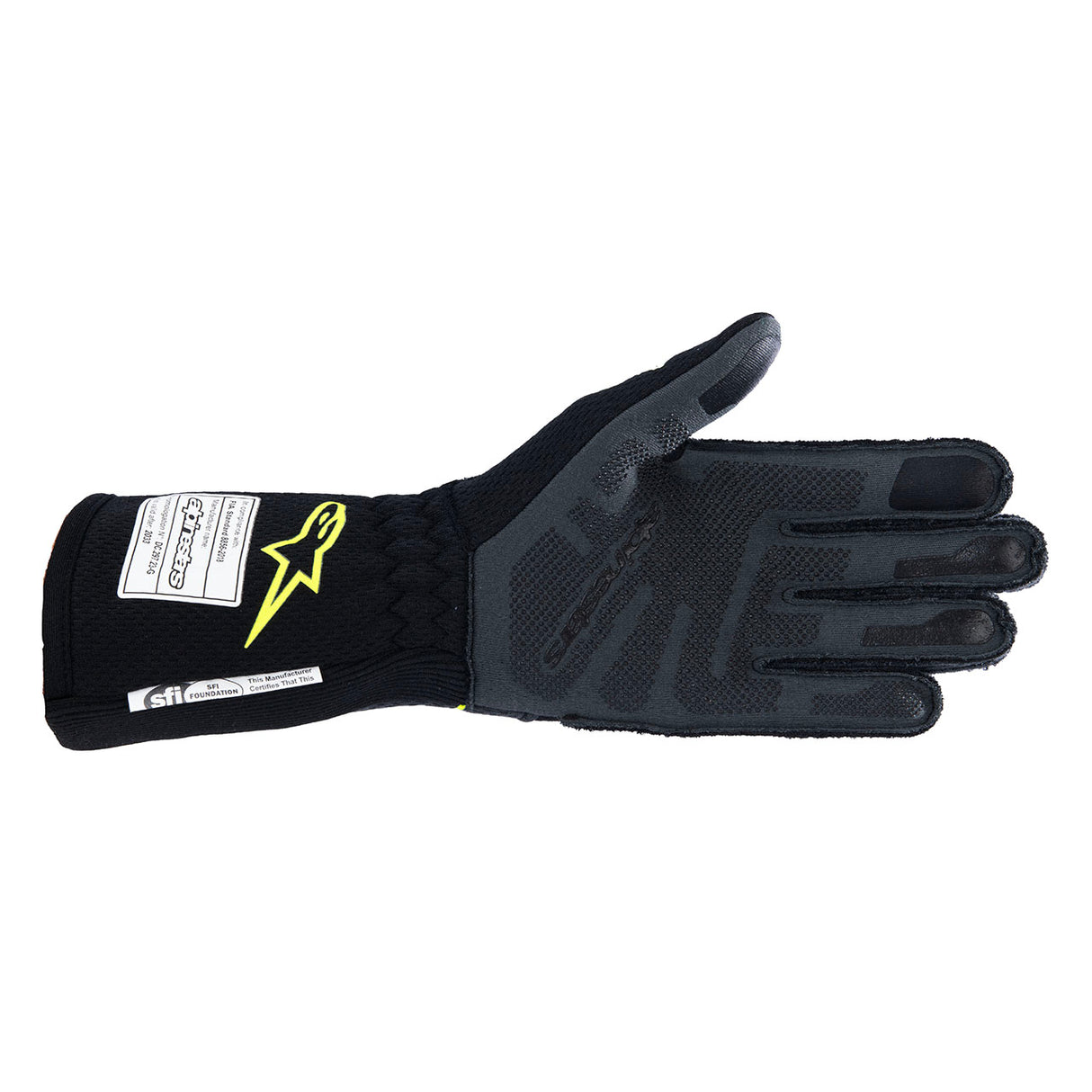 アルパインスターズ　TECH-1 ZX V4 GLOVE｜ TAR GRAY BLACK YELLOW FLUO