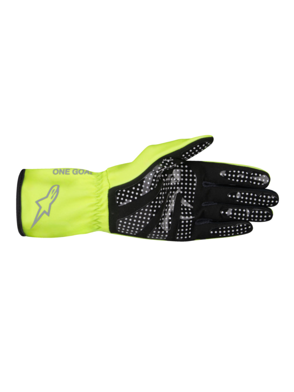 アルパインスターズ　TECH-1 K RACE V2 PURE GLOVES｜FLUO YELLOW MID GRAY DARK SILVER