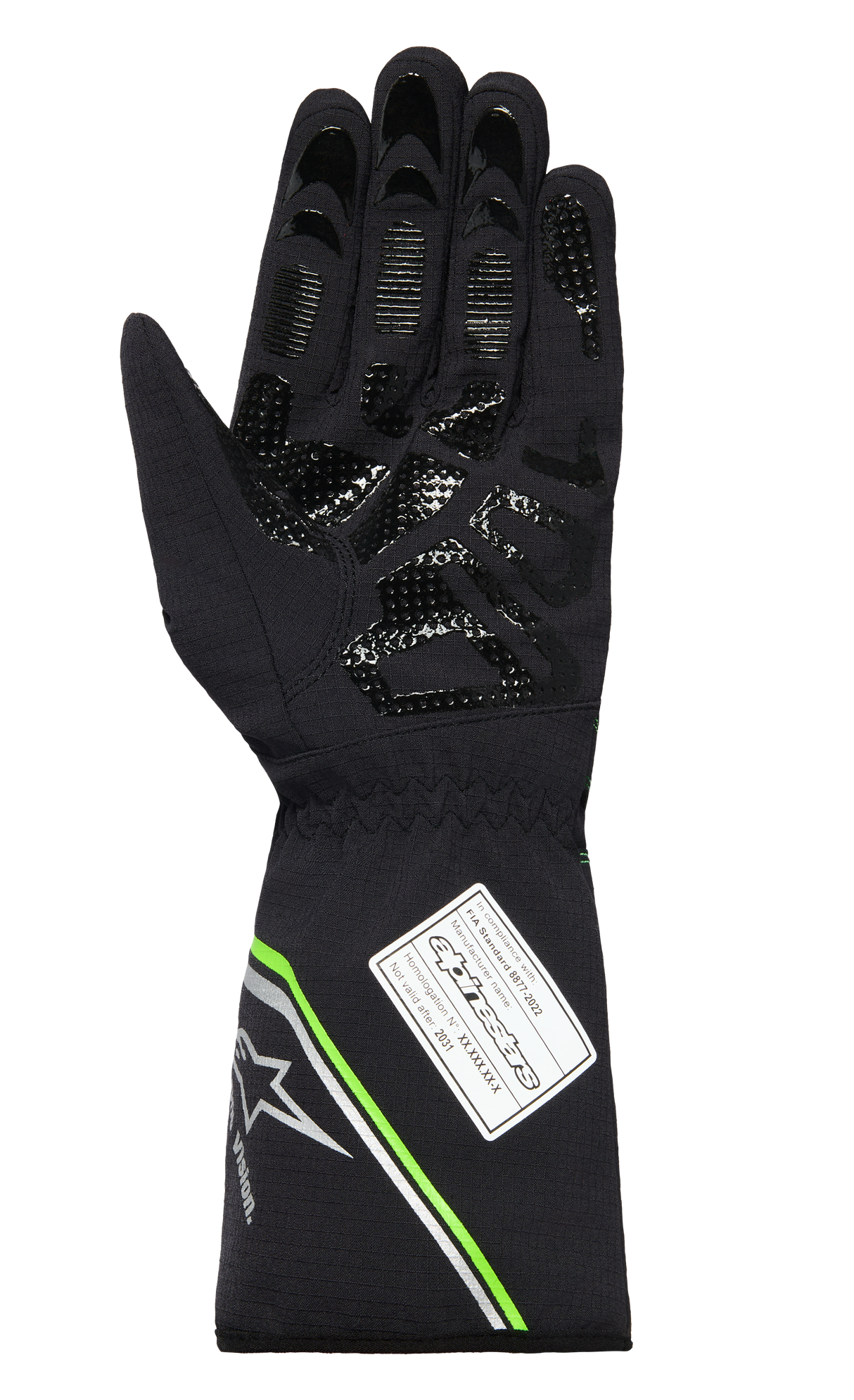 アルパインスターズ　TEMPEST V3 WP GLOVES｜BLACK FLUOGREEN SILVER