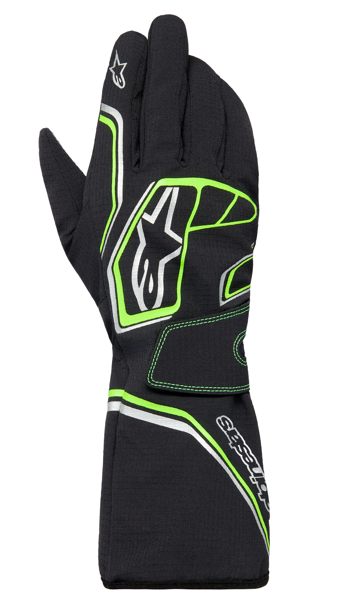 アルパインスターズ　TEMPEST V3 WP GLOVES｜BLACK FLUOGREEN SILVER