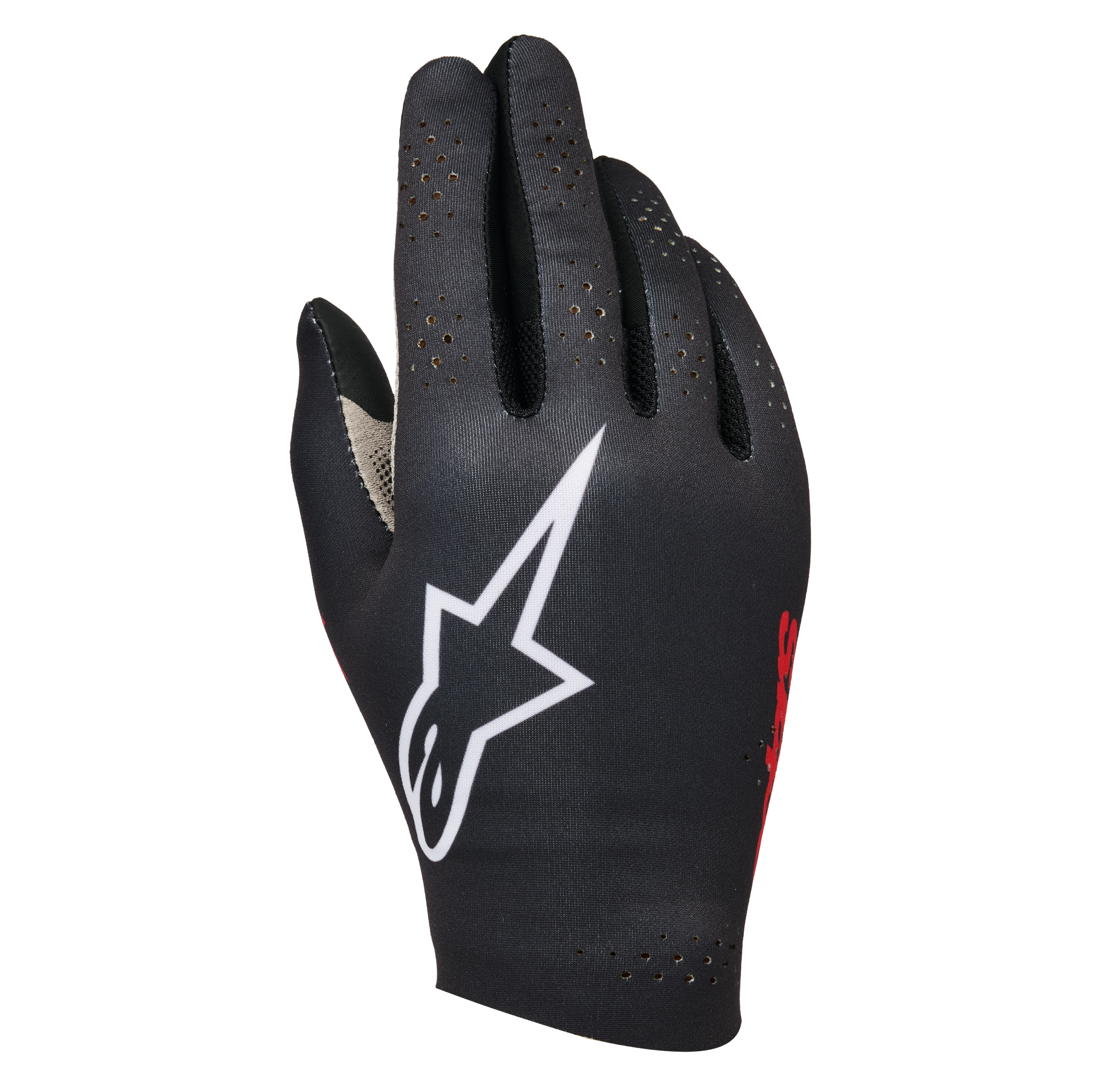 アルパインスターズ SIM GLOVES GRAPHIC 1｜BLACK RED TANGERINE WHITE