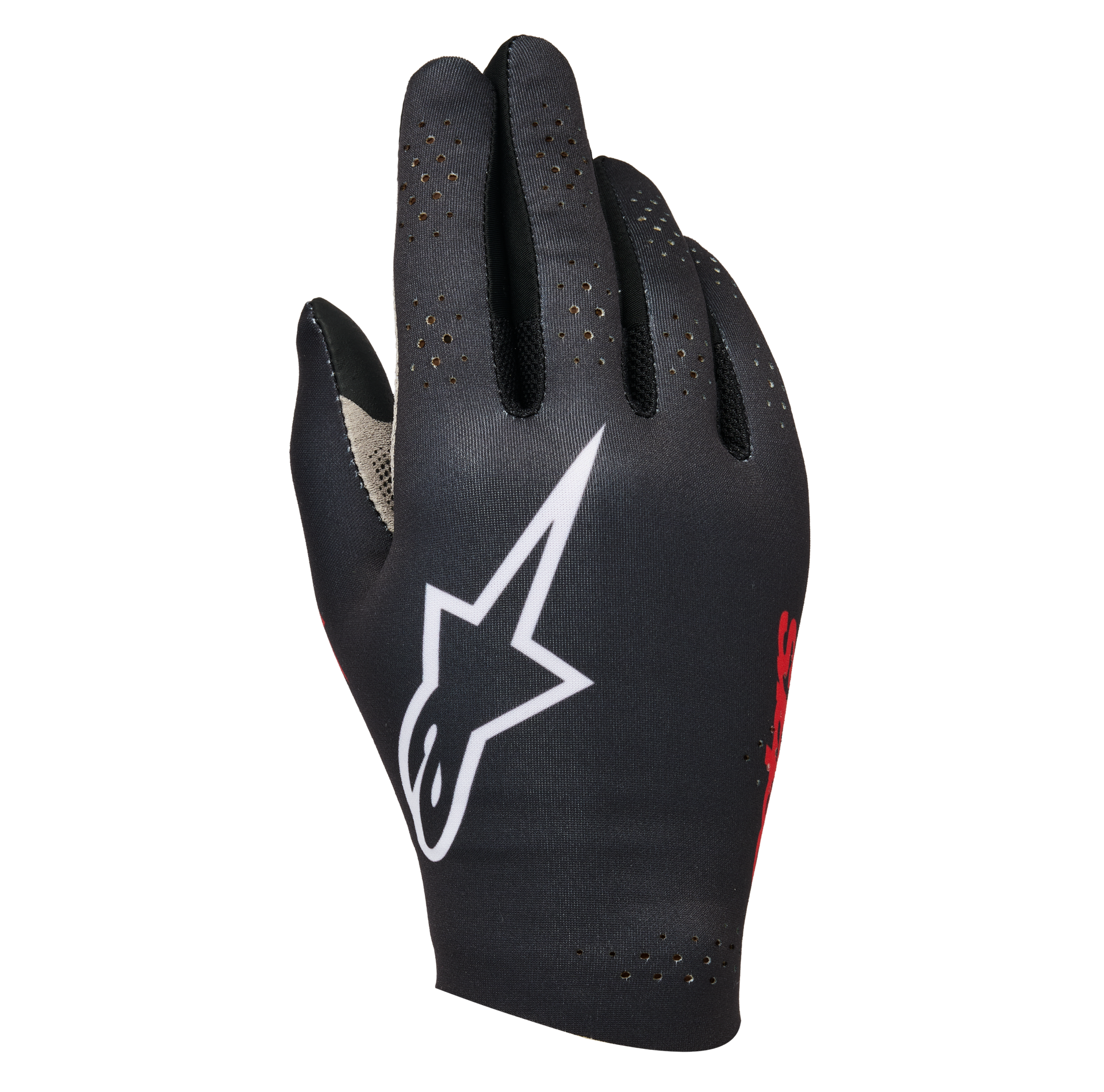 アルパインスターズ SIM GLOVES GRAPHIC 1｜BLACK RED TANGERINE WHITE