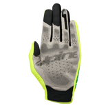 アルパインスターズ　SIM GLOVES GRAPHIC 1｜SAFETY YELLOW BLACK TURQUOISE