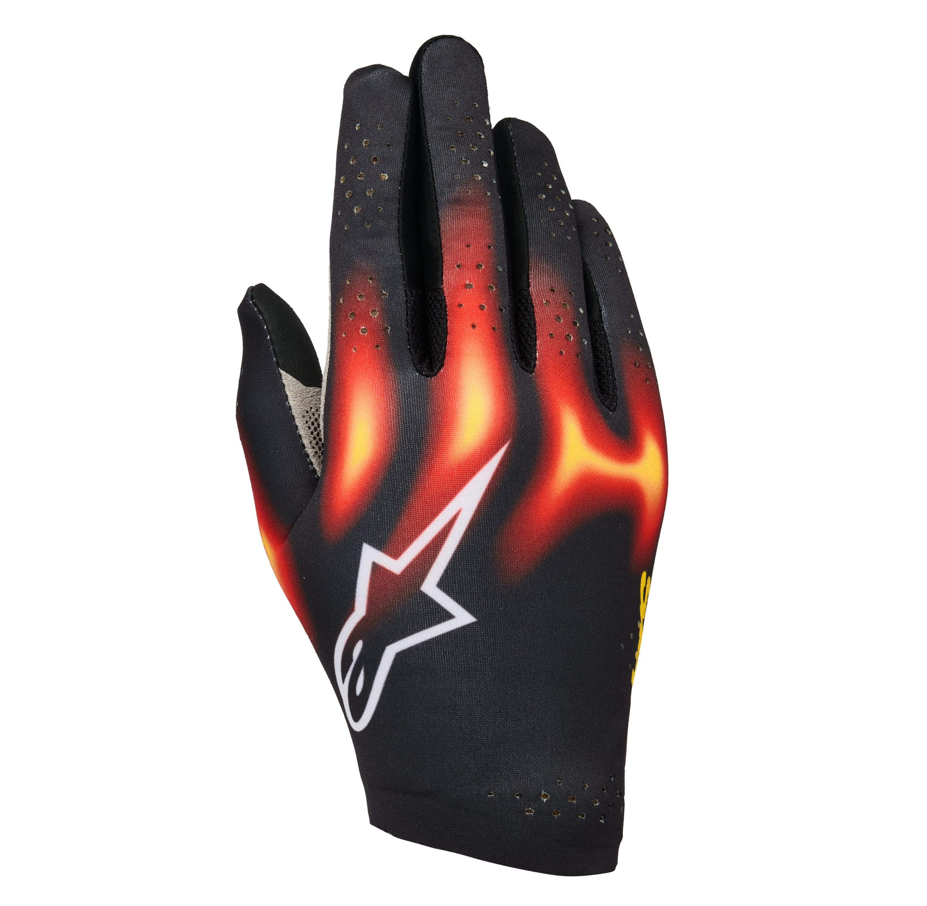 アルパインスターズ SIM GLOVES GRAPHIC 3｜BLACK BRIGHT RED WARM