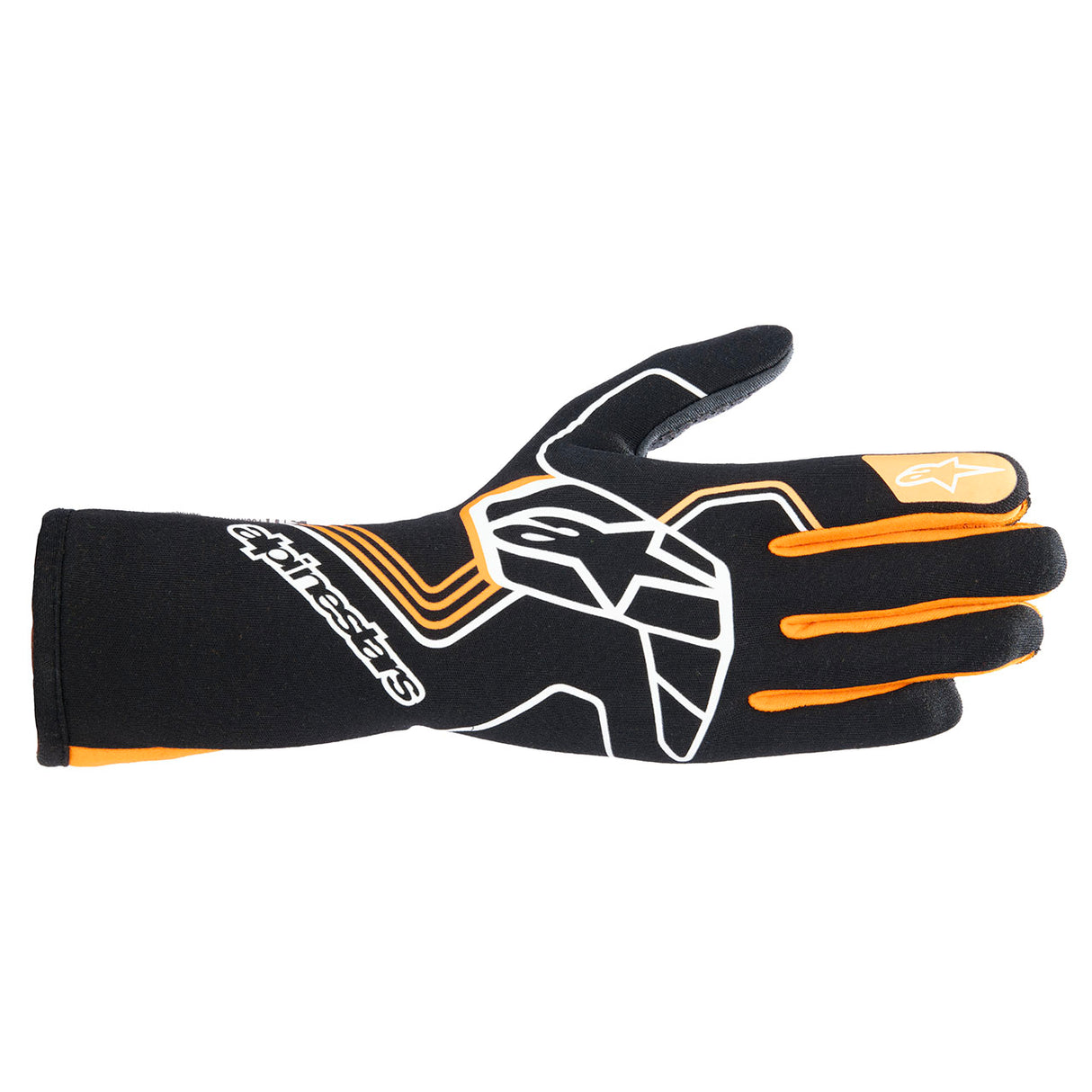 アルパインスターズ　TECH-1 RACE V4 GLOVE｜ BLACK ORANGE FLUO