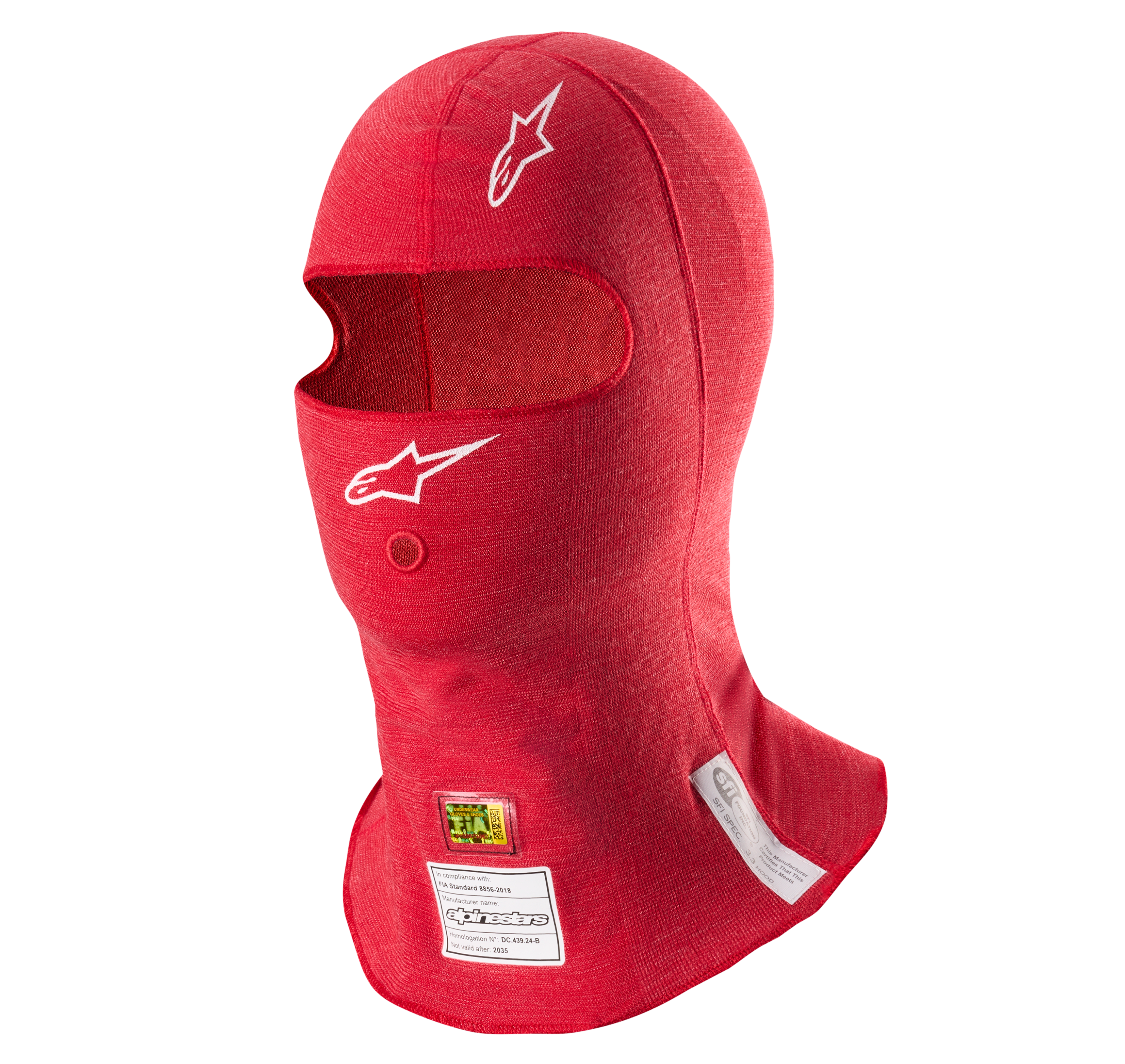 A 専用 アルパインスターズ ZX EVO V3 BALACLAVA FIA SFI｜RED – レース用品